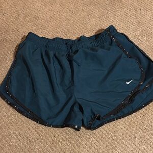 Nike Women's Dark Teal Athletic Shorts SZ L